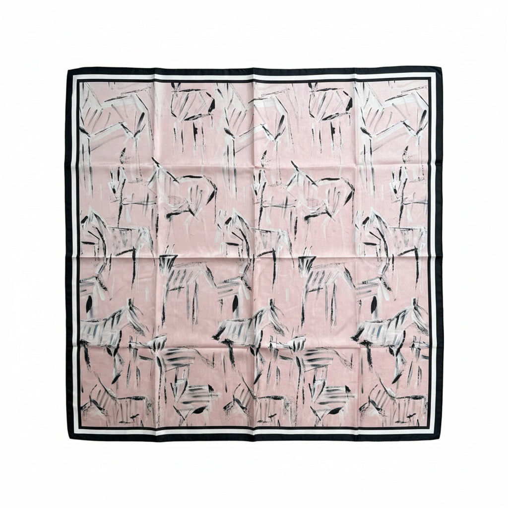 Abstract Zebra Scarf