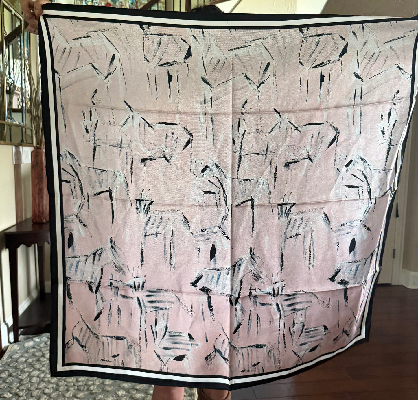 Abstract Zebra Scarf